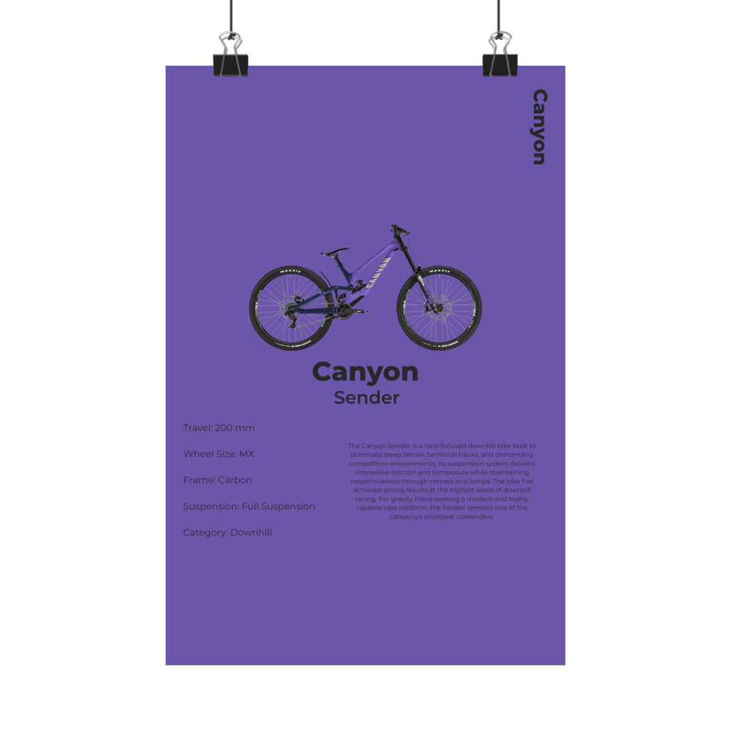 Canyon Sender Poster