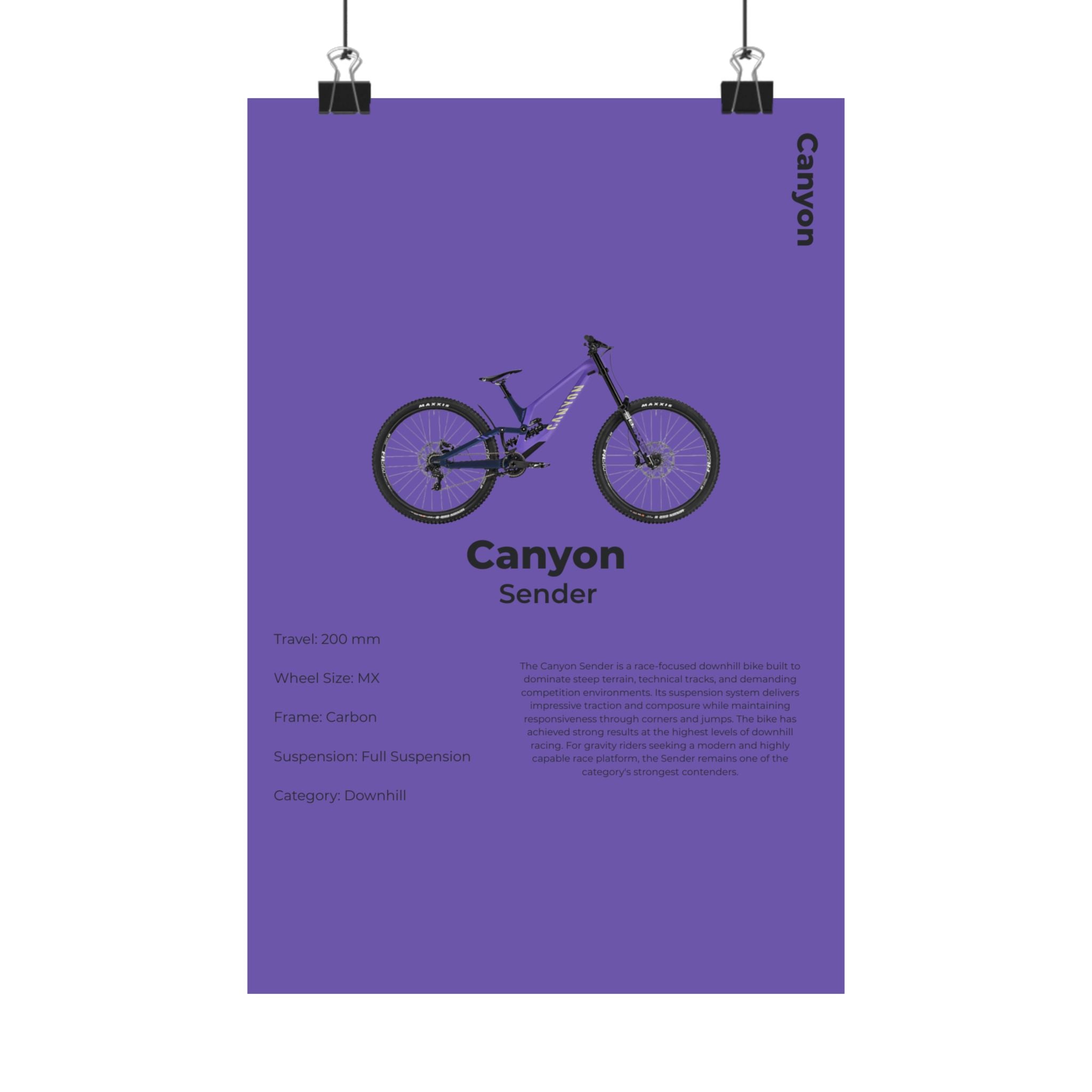 Canyon Sender Poster