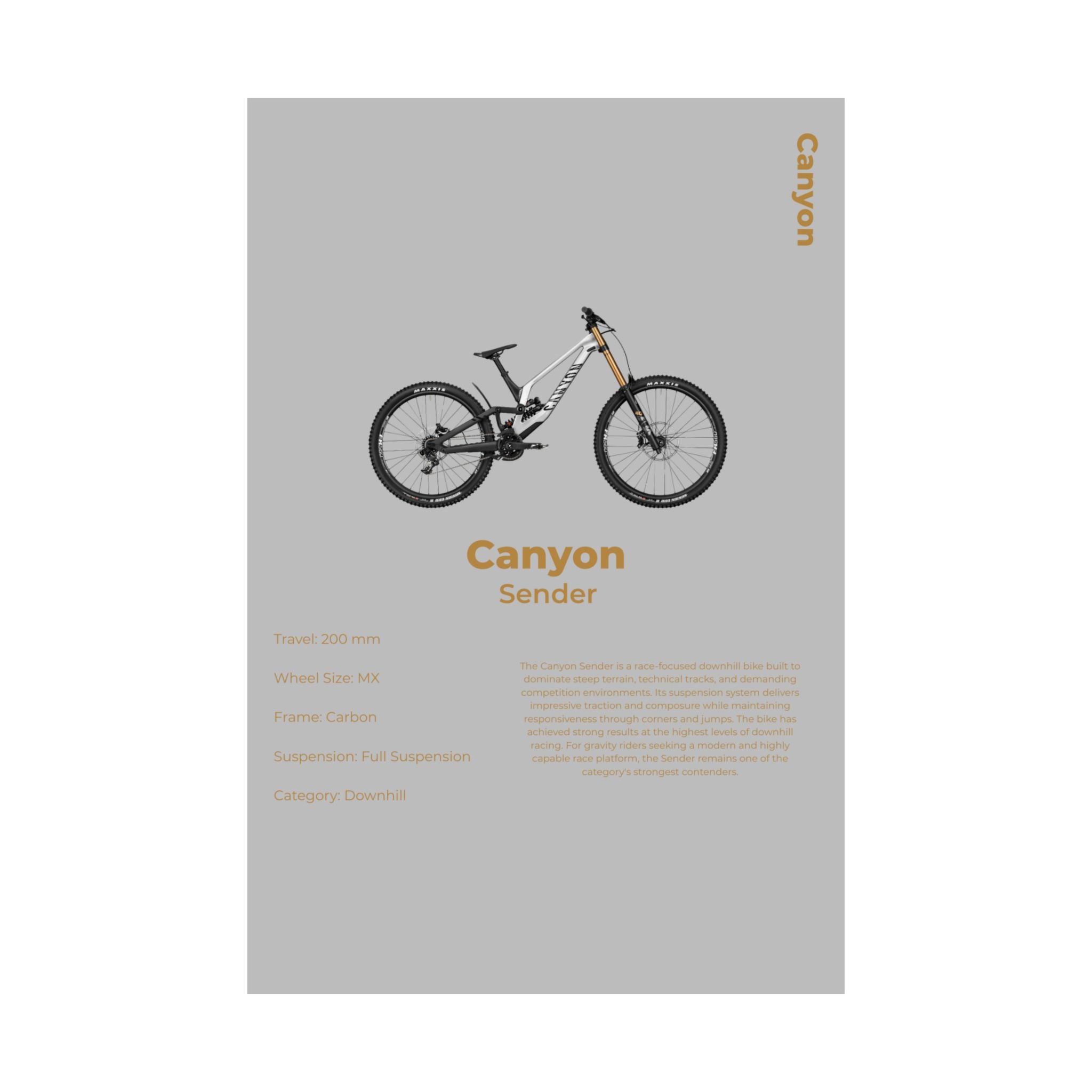 Canyon Sender Poster