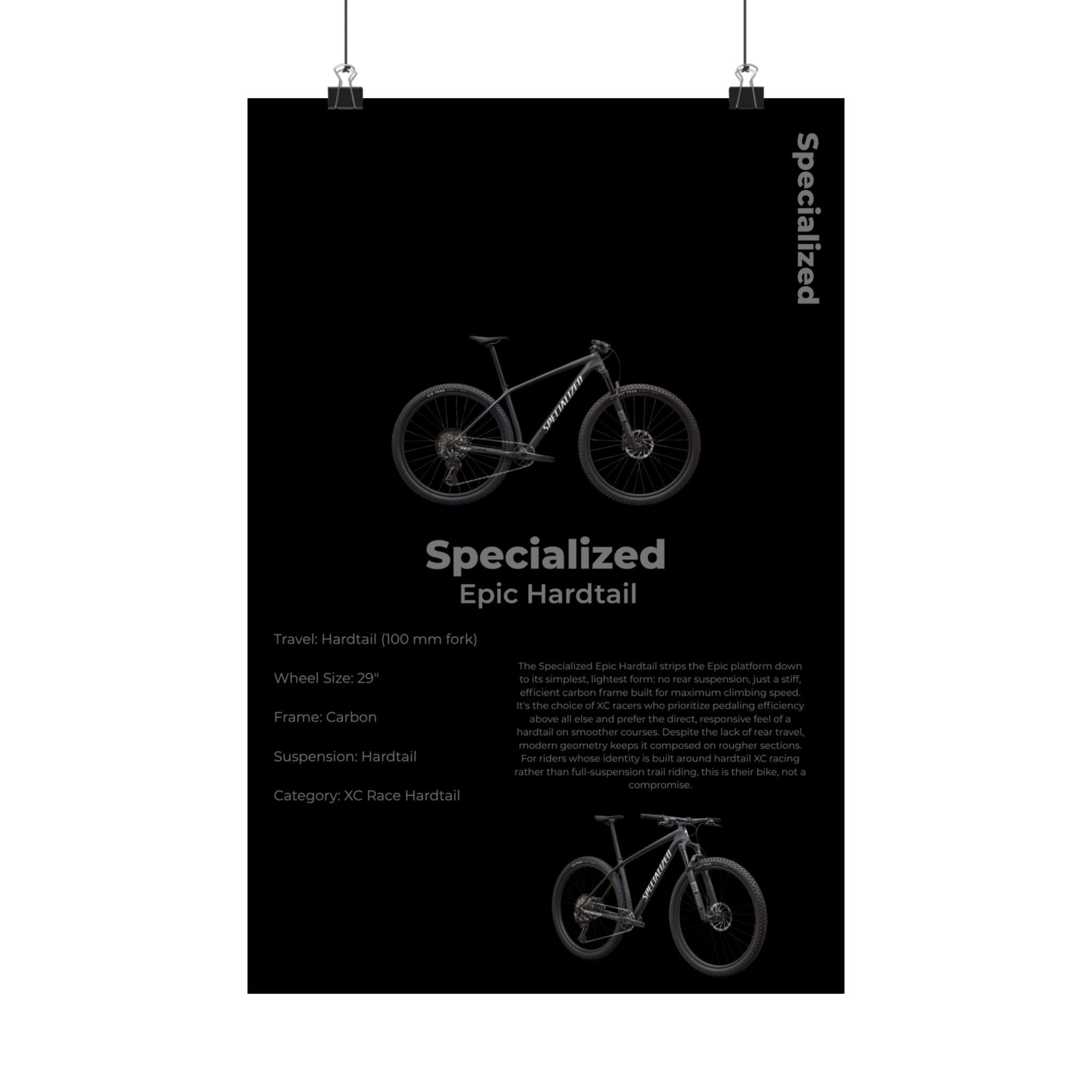 Specialized Epic Hardtail Poster