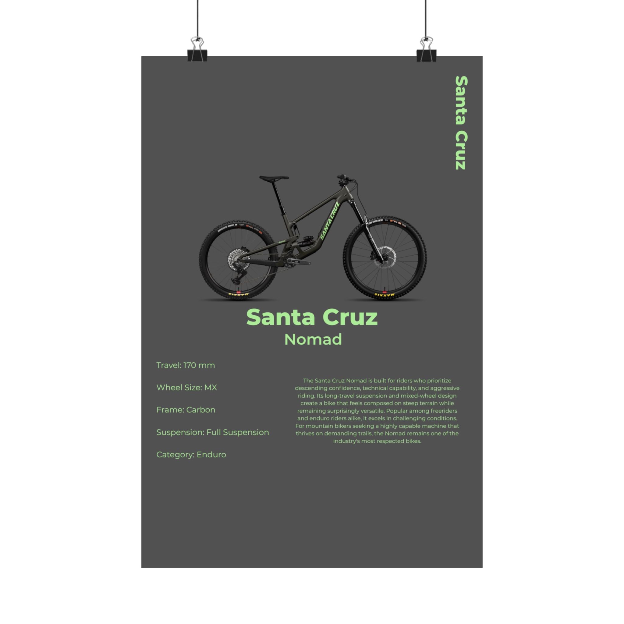 Santa Cruz Nomad Poster