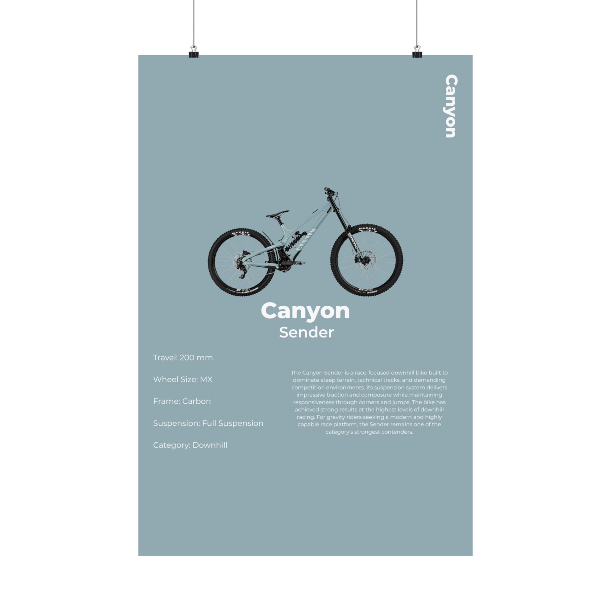 Canyon Sender Poster