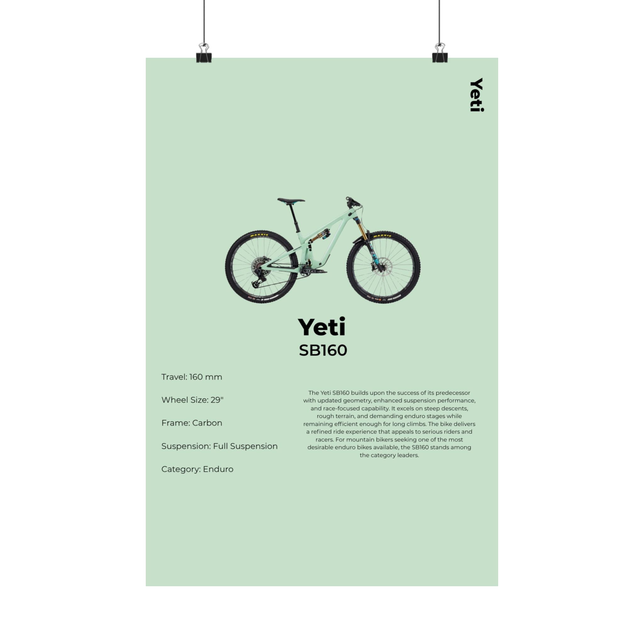 Yeti SB160 Poster