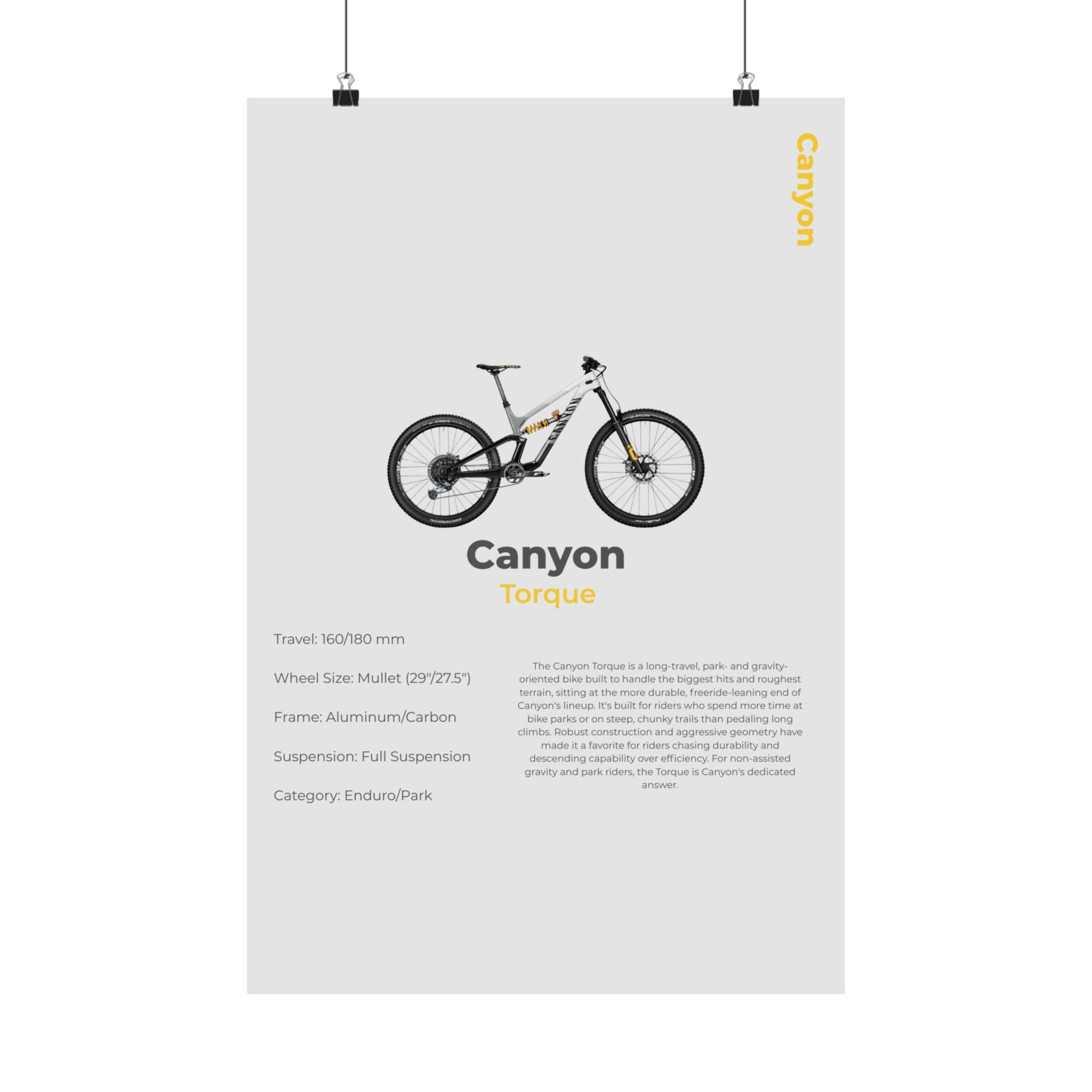 Canyon Torque Poster