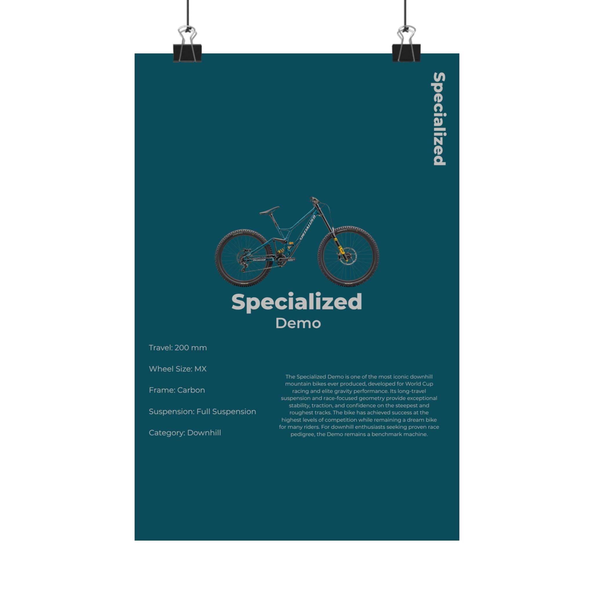 Specialized Demo Poster