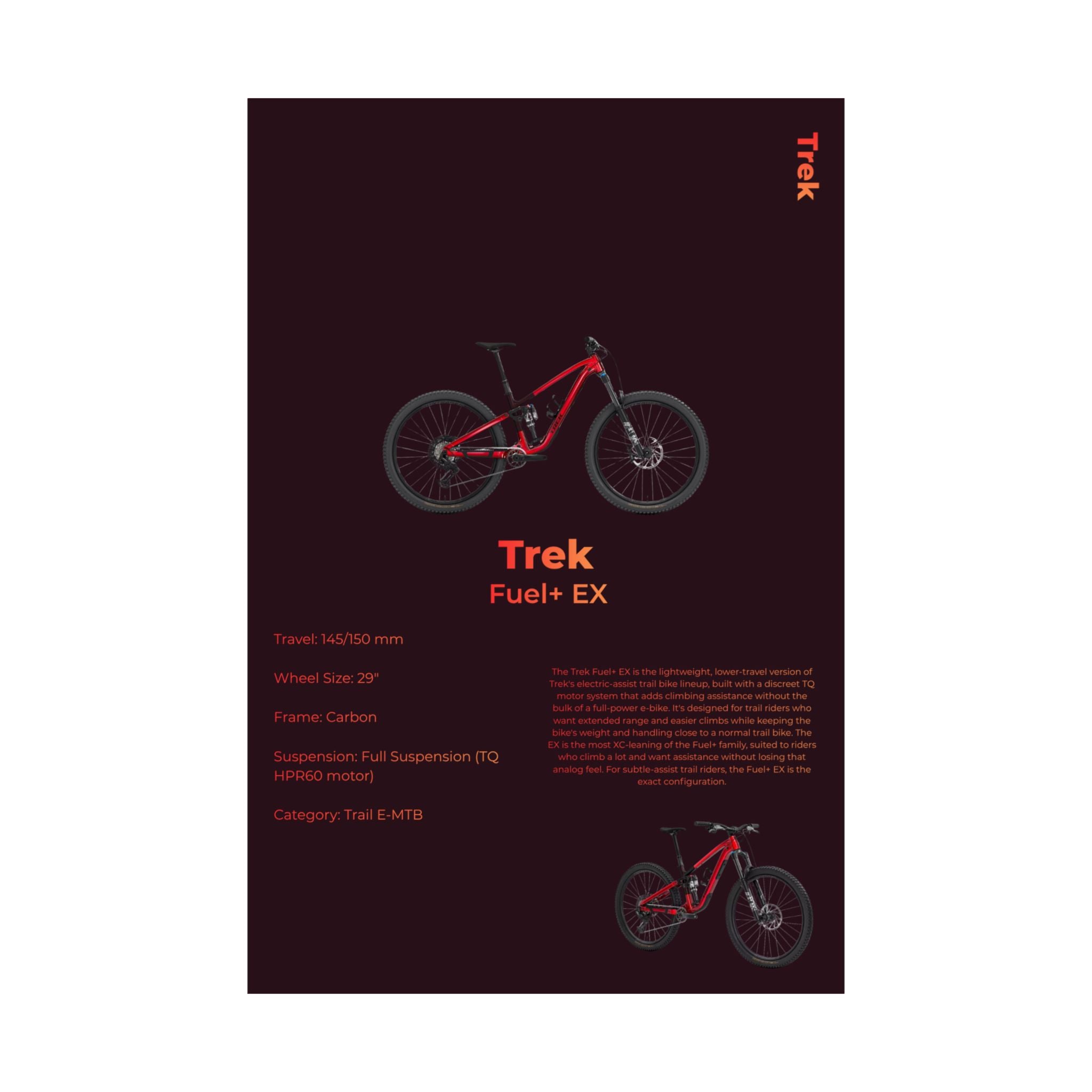 Trek Fuel EX Poster