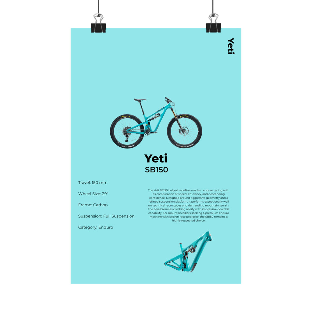 Yeti SB150 Poster