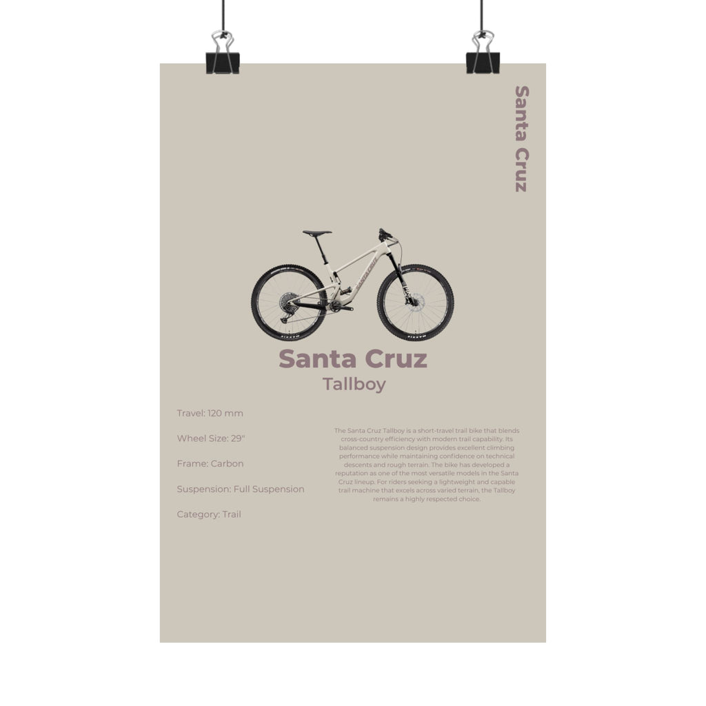 Santa Cruz Tallboy Poster