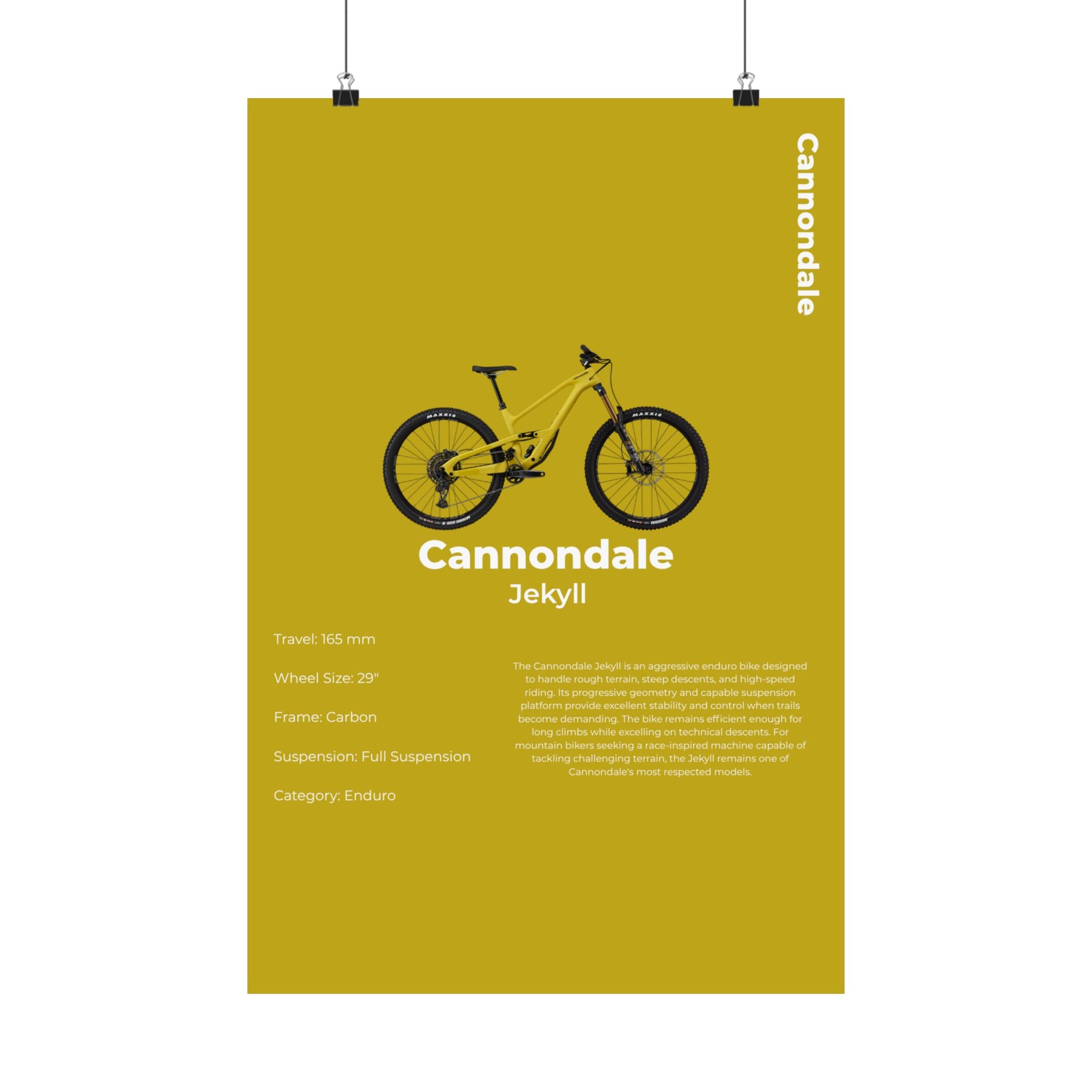 Cannondale Jekyll Poster