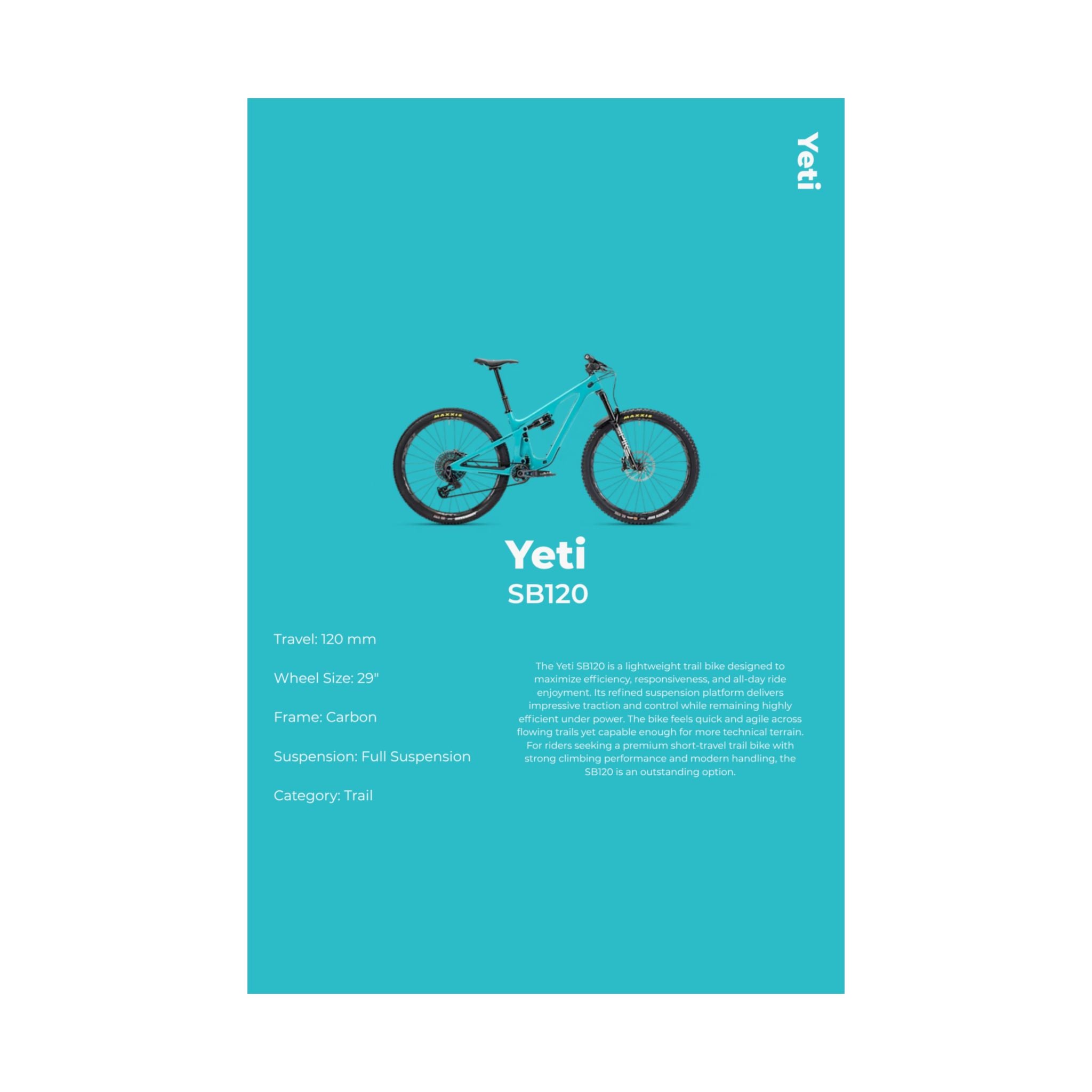 Yeti SB120 Poster