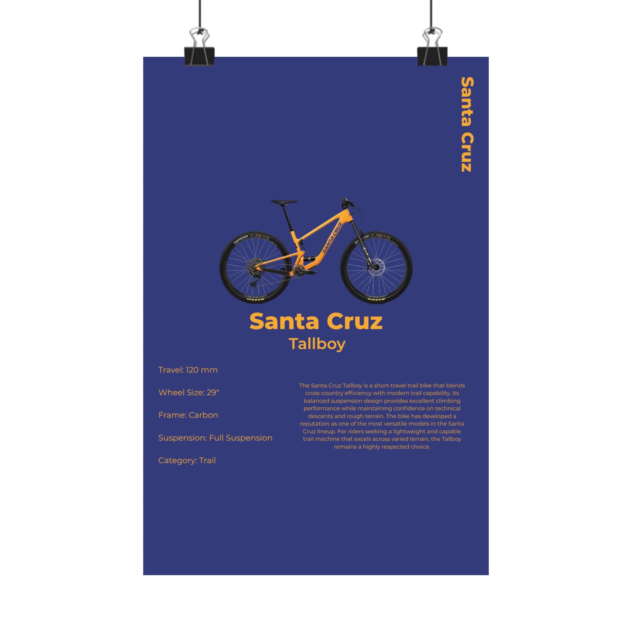 Santa Cruz Tallboy Poster