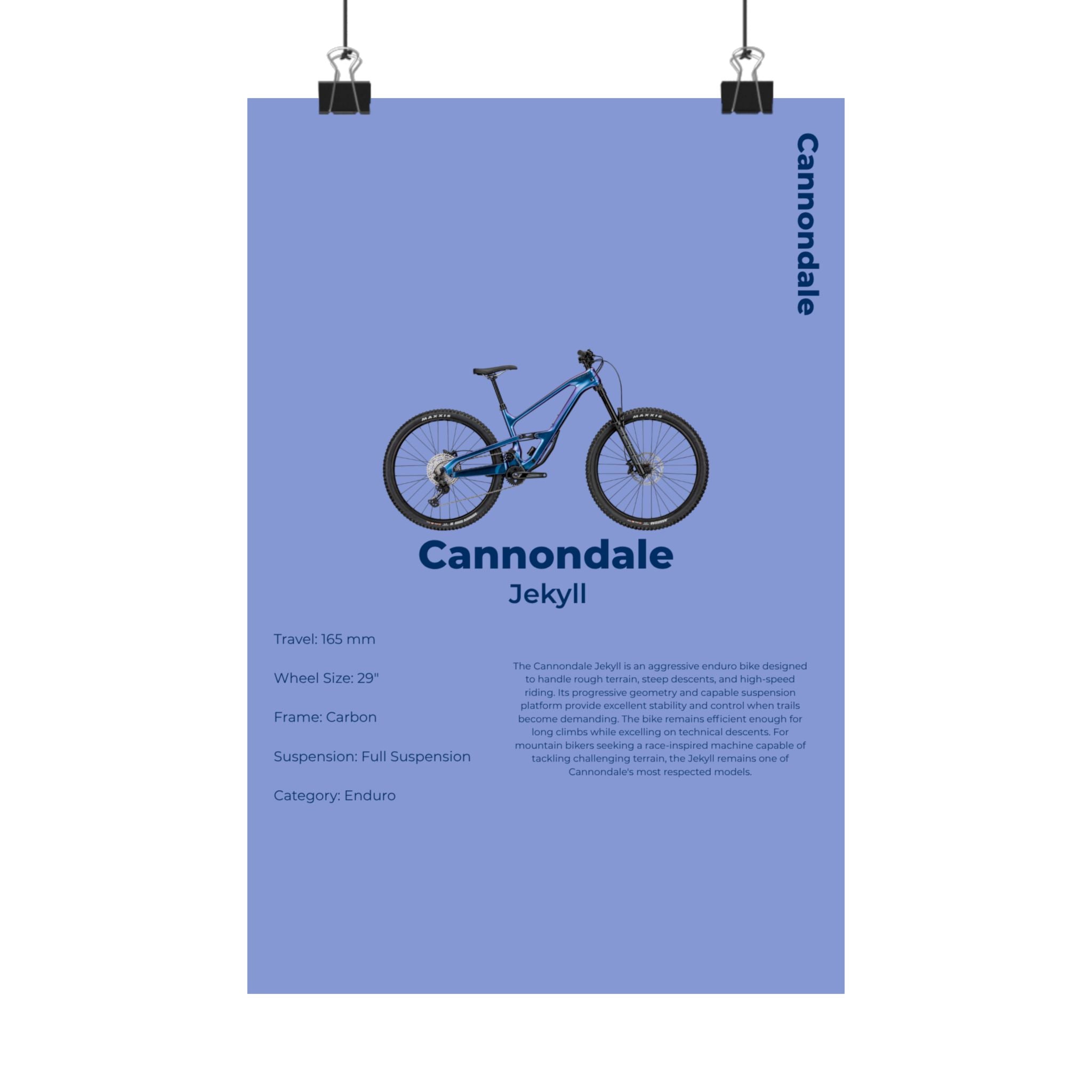 Cannondale Jekyll Poster