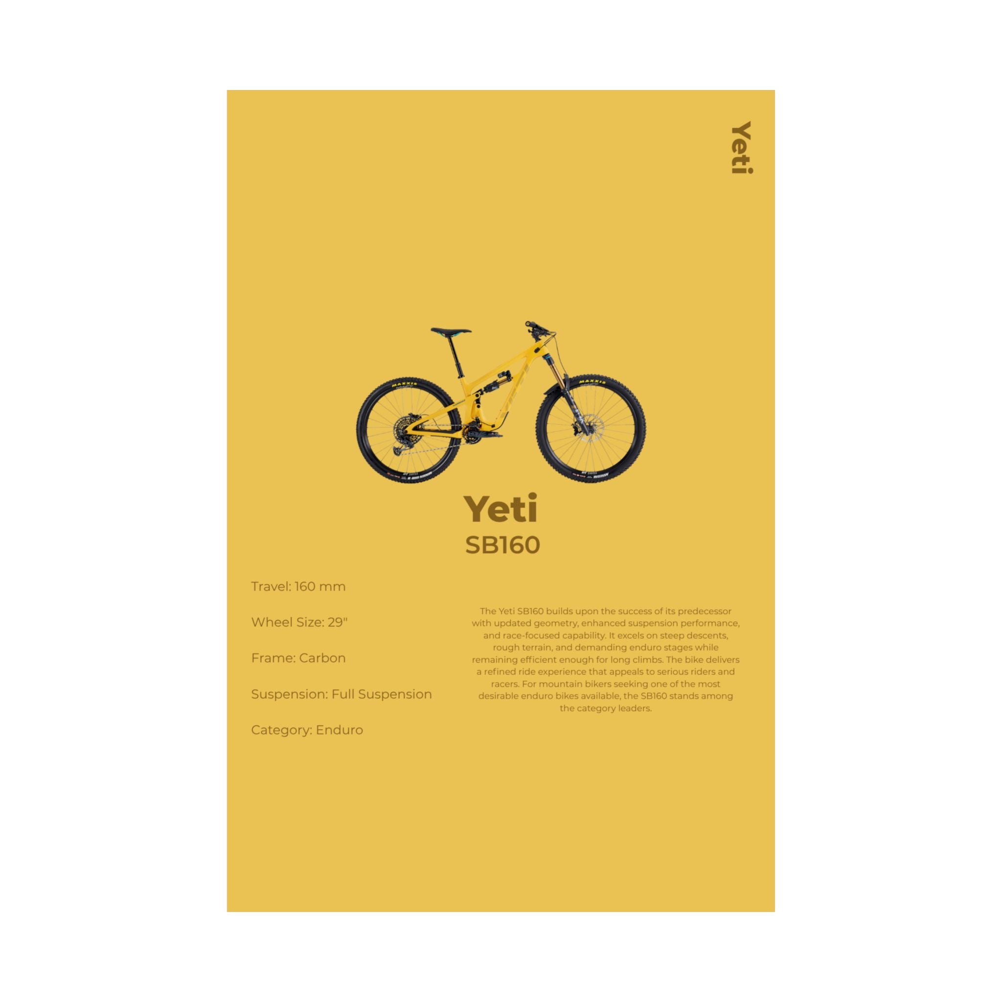 Yeti SB160 Poster