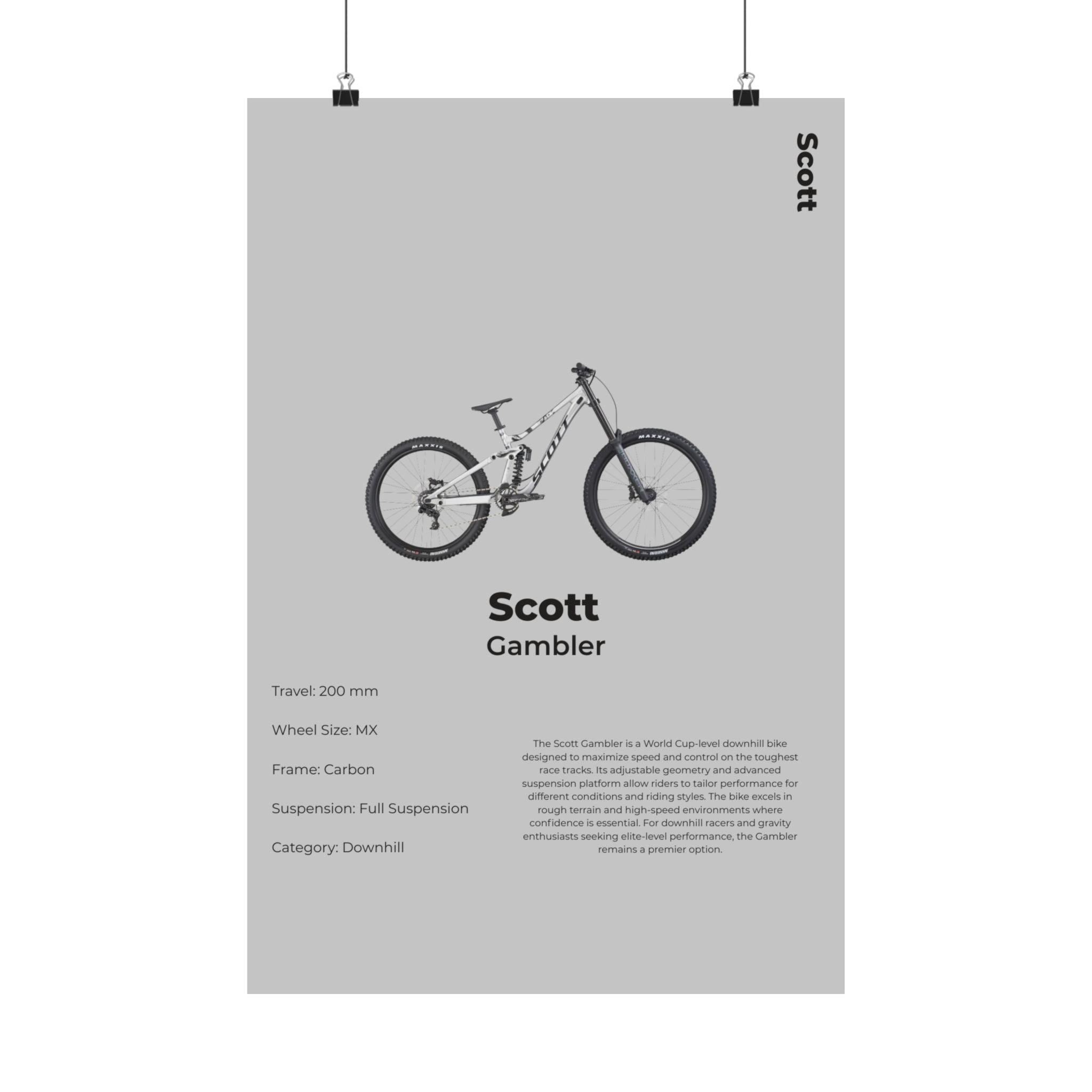 Scott Gambler Poster