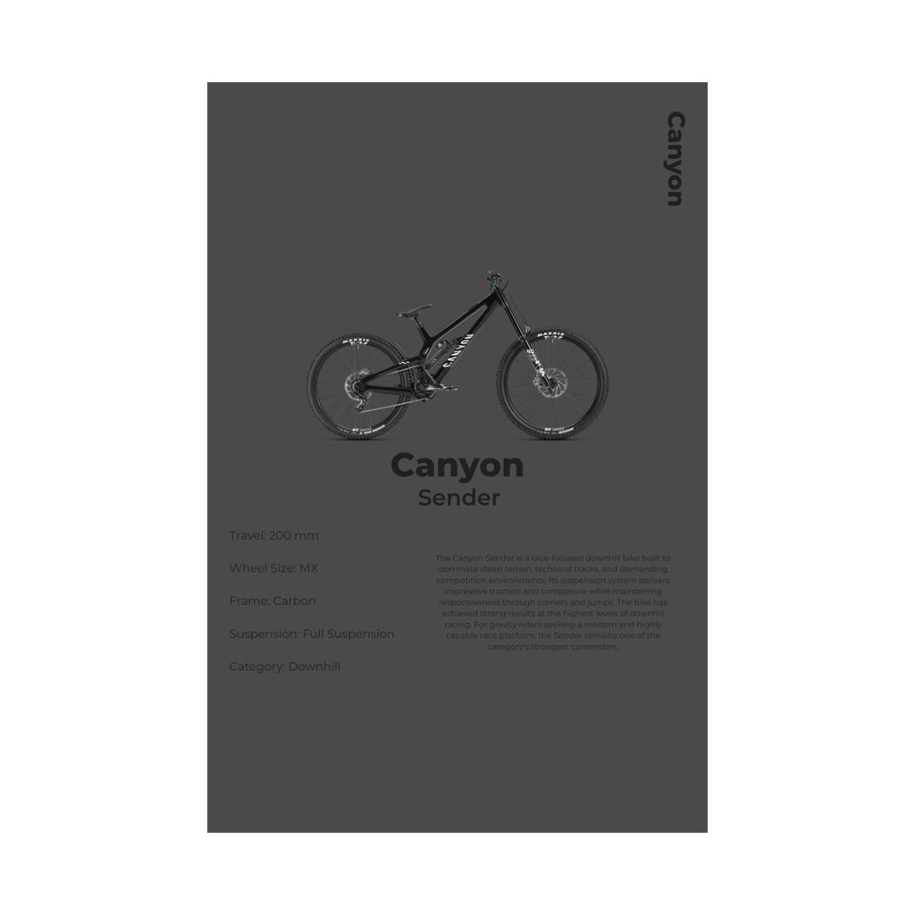 Canyon Sender Poster