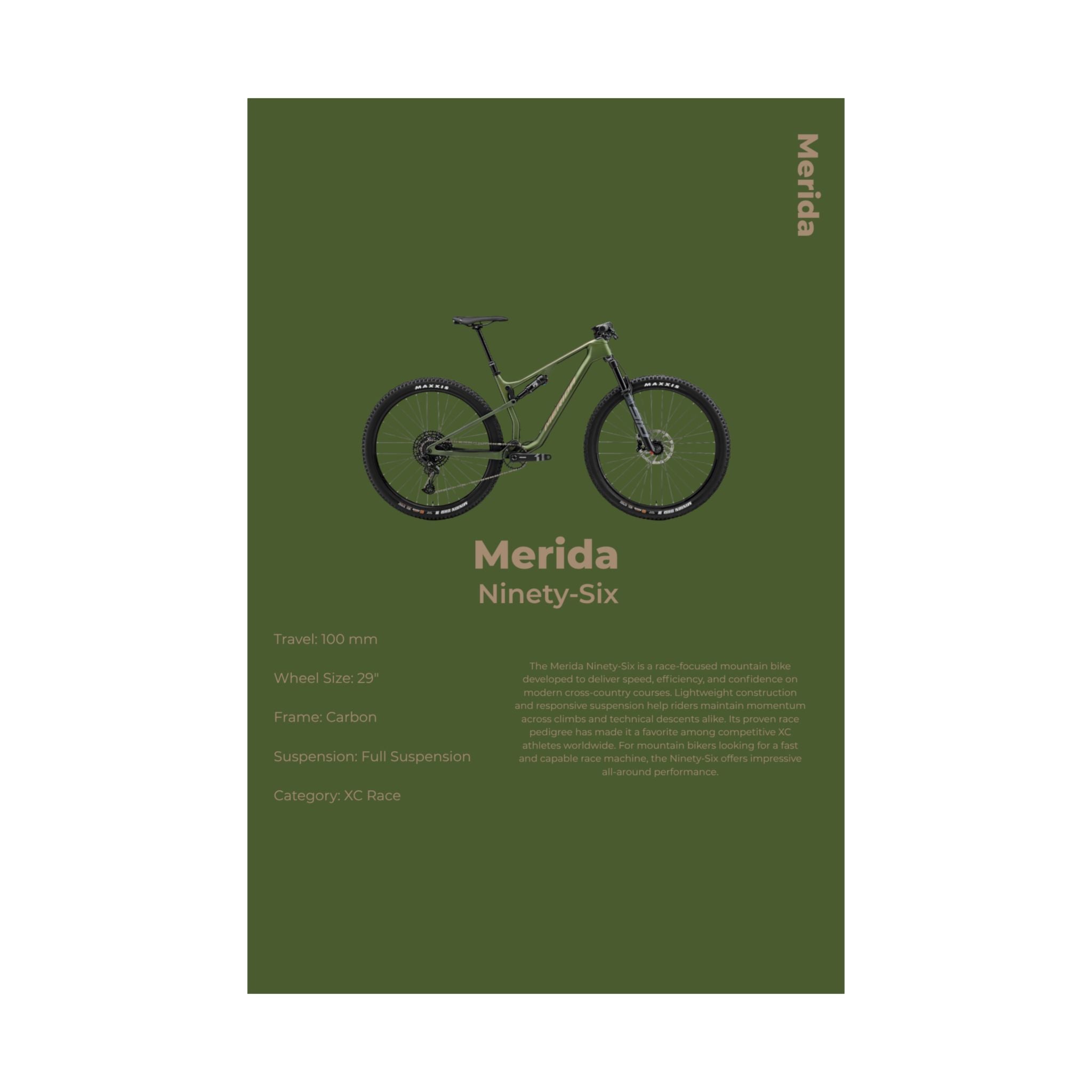 Merida Ninety-Six Poster