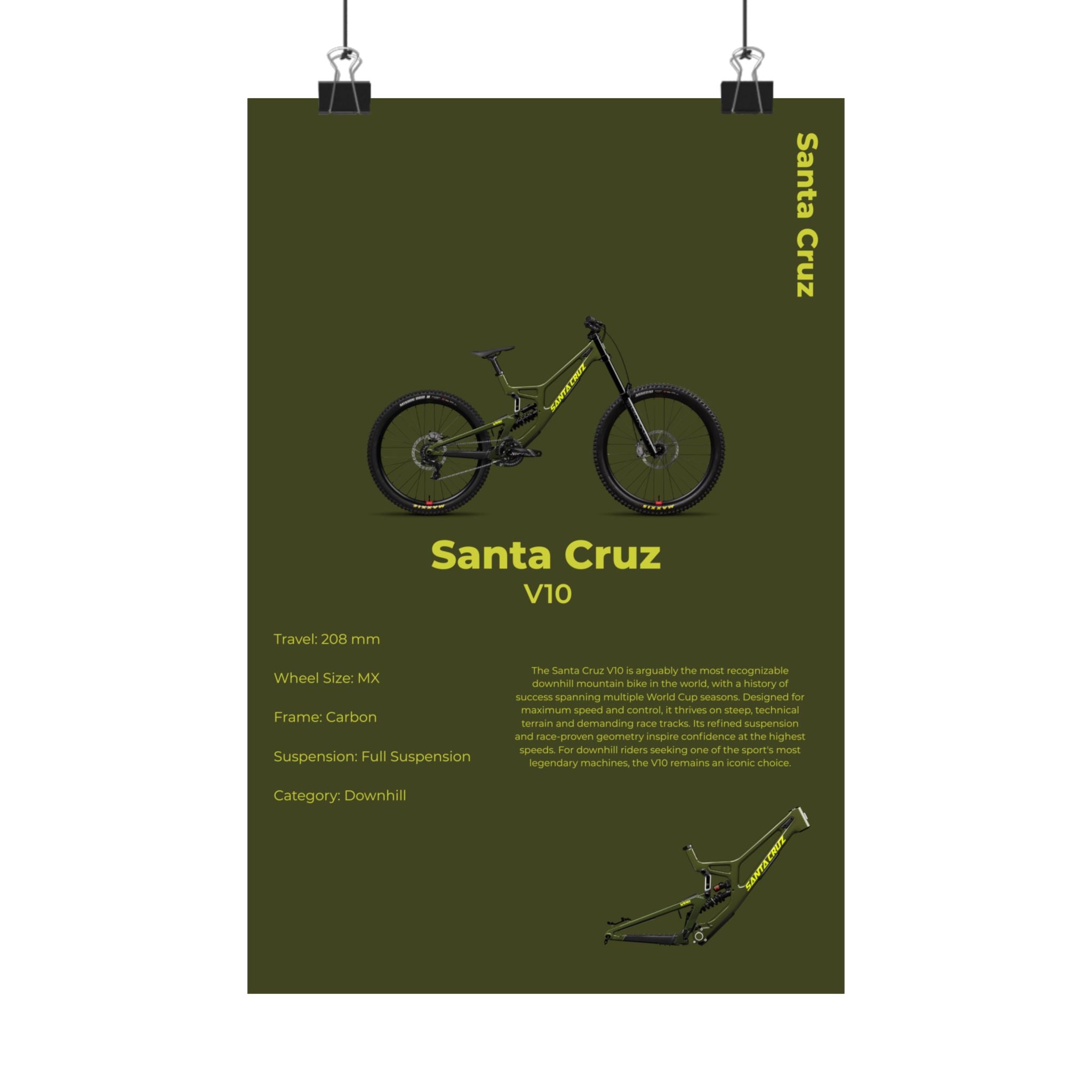 Santa Cruz V10 Poster