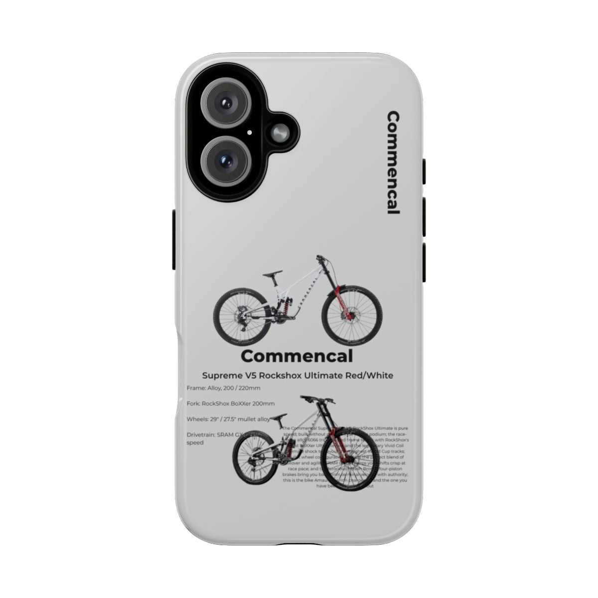 Commencal Supreme V5 Rockshox Ultimate Red/White - other